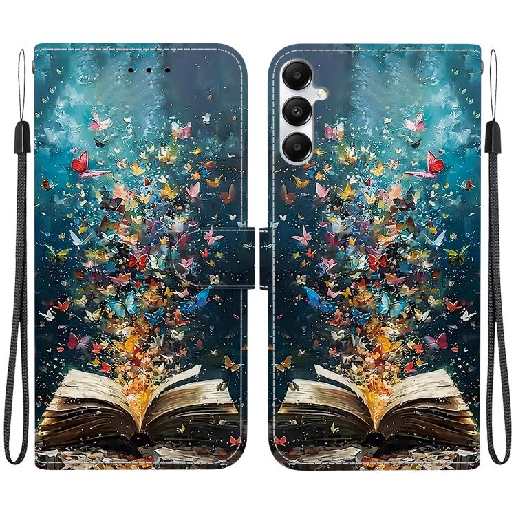 Custodia per telefono in ecopelle con texture cristallina, For Galaxy A05s, For Galaxy A25 5G