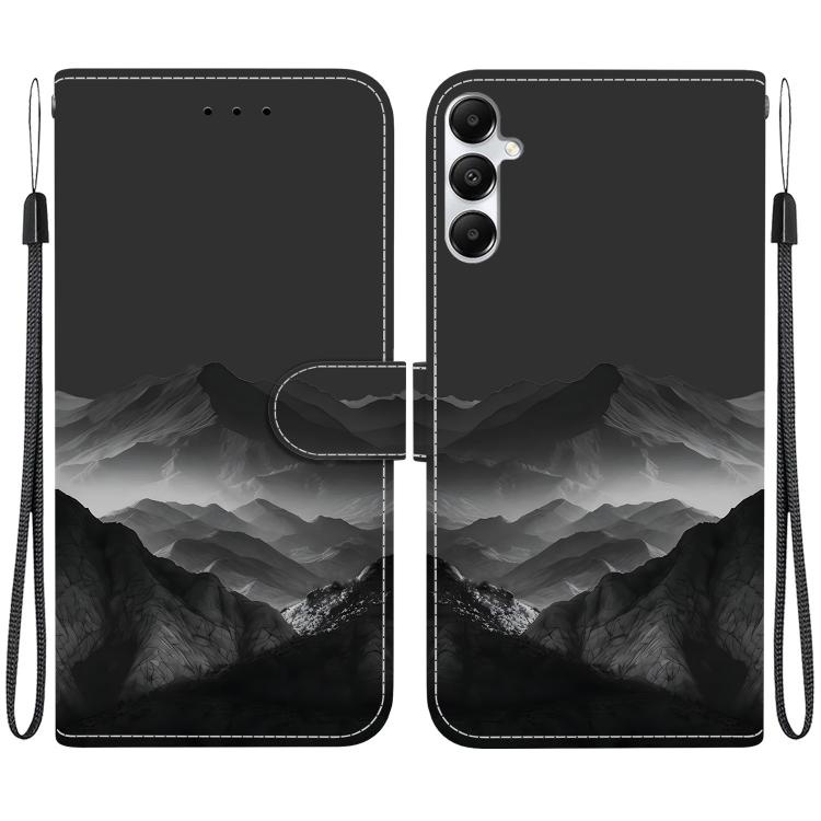 Custodia per telefono in ecopelle con texture cristallina, For Galaxy A05s, For Galaxy A25 5G