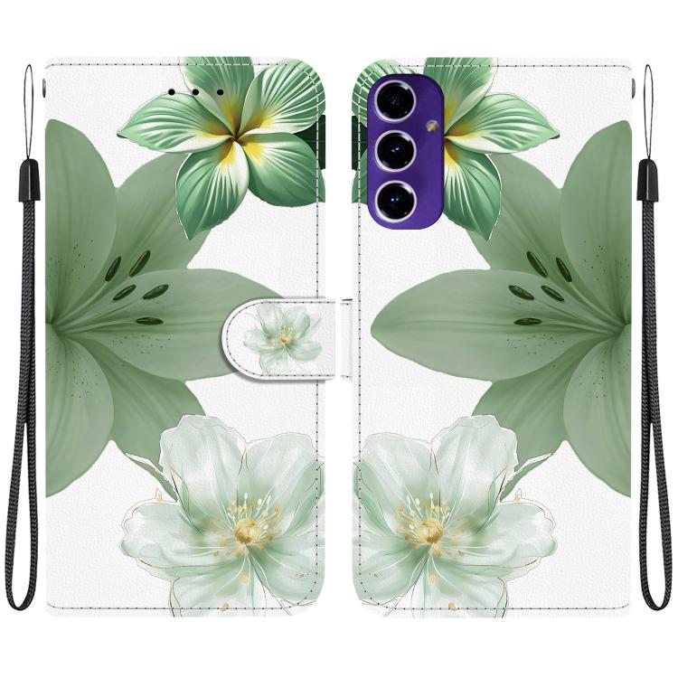 Custodia per telefono in ecopelle con texture cristallina, For Galaxy A16 5G / 4G, For Galaxy A15 5G / 4G