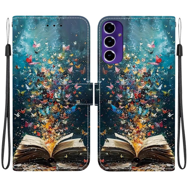 Custodia per telefono in ecopelle con texture cristallina, For Galaxy A16 5G / 4G, For Galaxy A15 5G / 4G