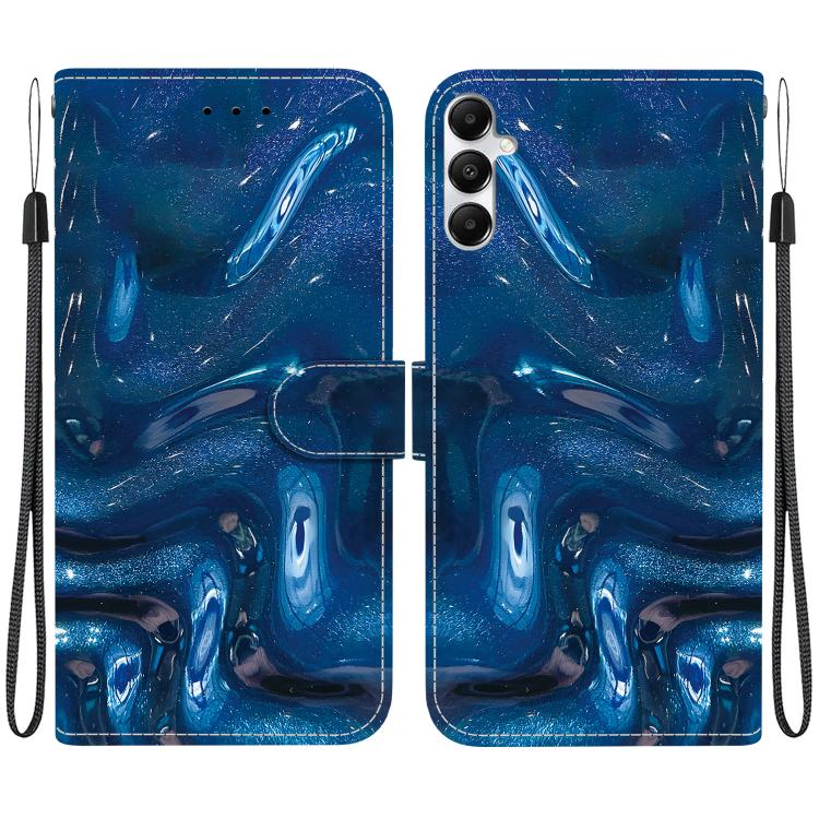 Custodia per telefono in ecopelle con texture cristallina, For Galaxy A55 5G, For Galaxy A35 5G