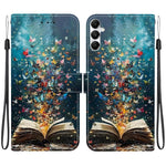 Custodia per telefono in ecopelle con texture cristallina, For Galaxy A55 5G, For Galaxy A35 5G