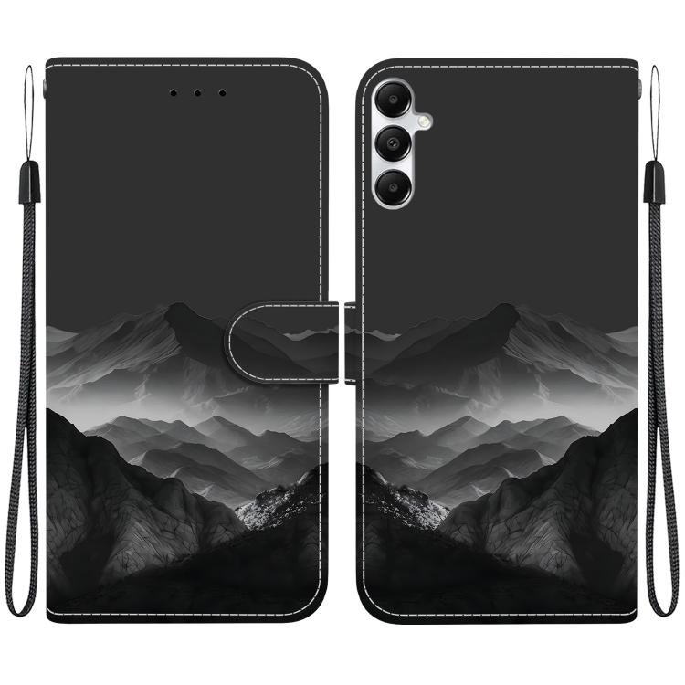 Custodia per telefono in ecopelle con texture cristallina, For Galaxy A55 5G, For Galaxy A35 5G