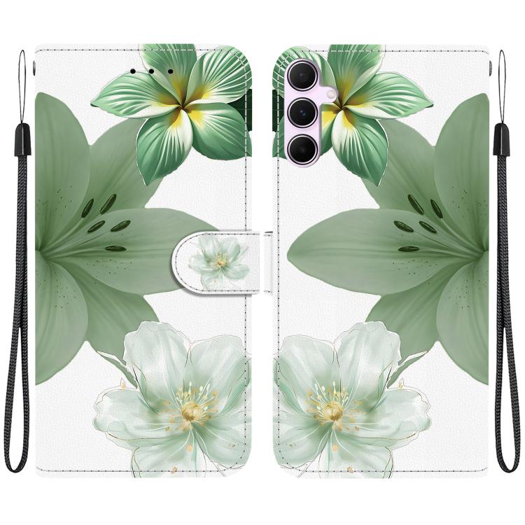 Custodia per telefono in ecopelle con texture cristallina, For Galaxy A55 5G, For Galaxy A35 5G
