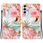Custodia per telefono in ecopelle con texture cristallina, For Galaxy A55 5G, For Galaxy A35 5G