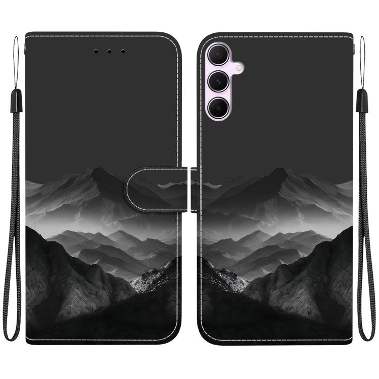 Custodia per telefono in ecopelle con texture cristallina, For Galaxy A55 5G, For Galaxy A35 5G