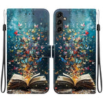 Custodia per telefono in ecopelle con texture cristallina, For Galaxy A14 5G