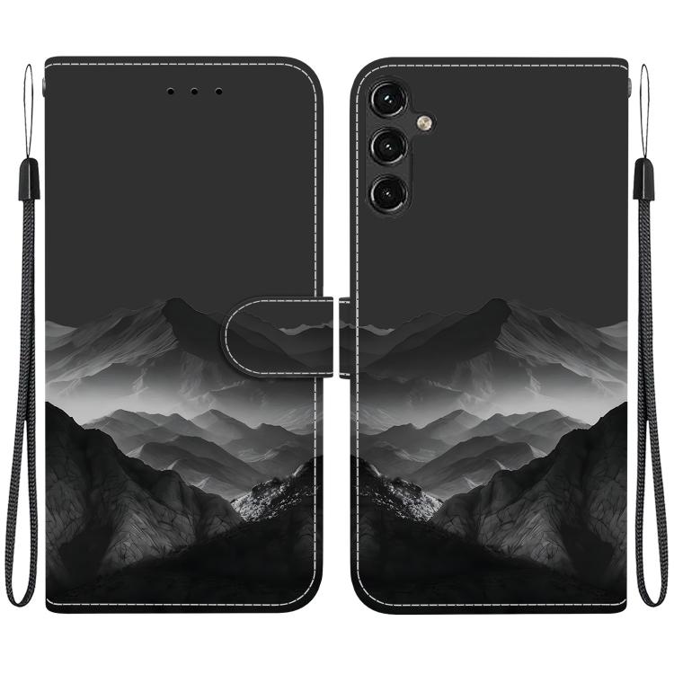Custodia per telefono in ecopelle con texture cristallina, For Galaxy A14 5G