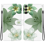 Custodia per telefono in ecopelle con texture cristallina, For Galaxy A05s, For Galaxy A25 5G