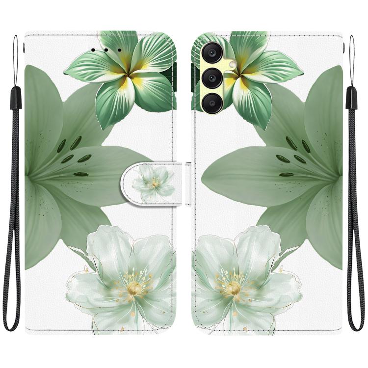 Custodia per telefono in ecopelle con texture cristallina, For Galaxy A05s, For Galaxy A25 5G