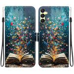 Custodia per telefono in ecopelle con texture cristallina, For Galaxy A05s, For Galaxy A25 5G