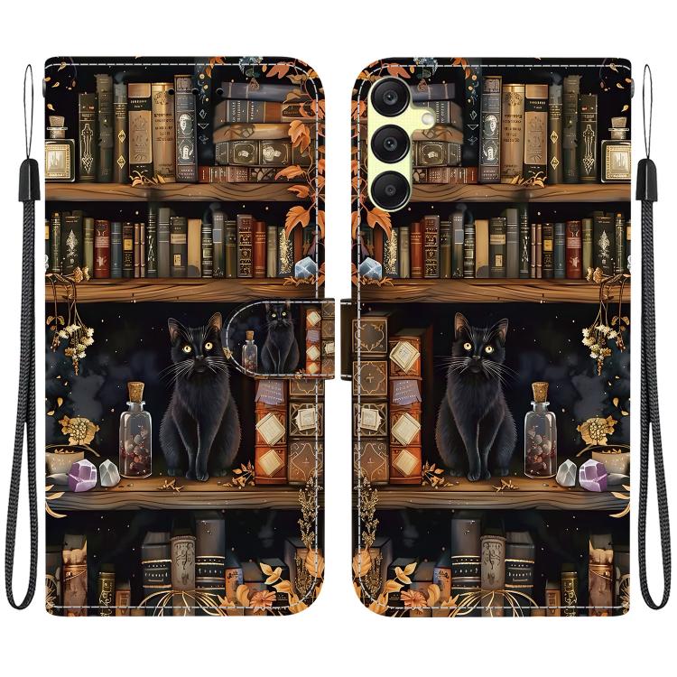 Custodia per telefono in ecopelle con texture cristallina, For Galaxy A05s, For Galaxy A25 5G