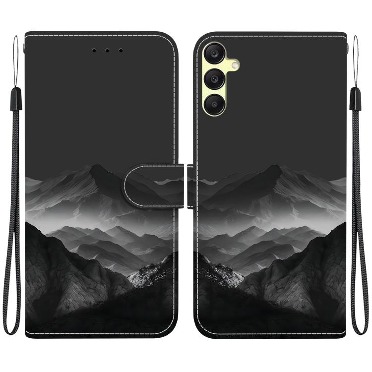 Custodia per telefono in ecopelle con texture cristallina, For Galaxy A05s, For Galaxy A25 5G