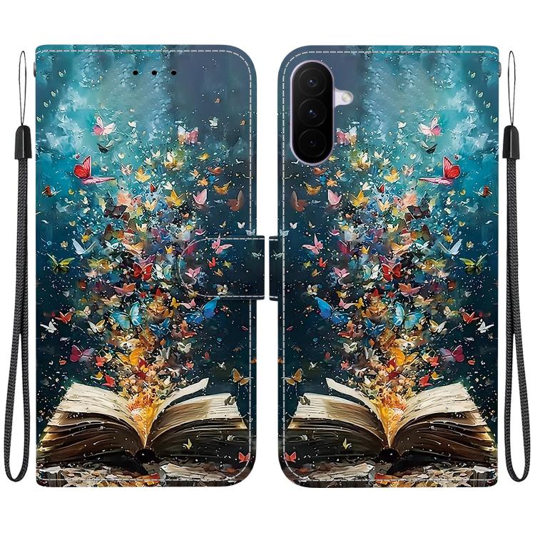Custodia per telefono in ecopelle con texture cristallina, For Galaxy A27 5G, For Galaxy A26 5G / A17