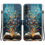 Custodia per telefono in ecopelle con texture cristallina, For Galaxy A34 5G, For Galaxy A54 5G