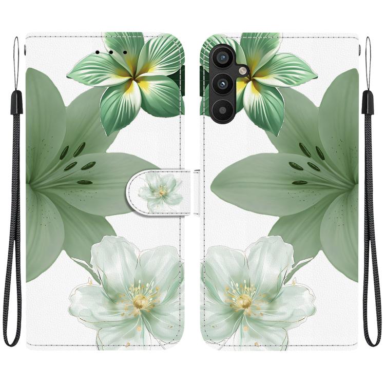 Custodia per telefono in ecopelle con texture cristallina, For Galaxy A34 5G, For Galaxy A54 5G