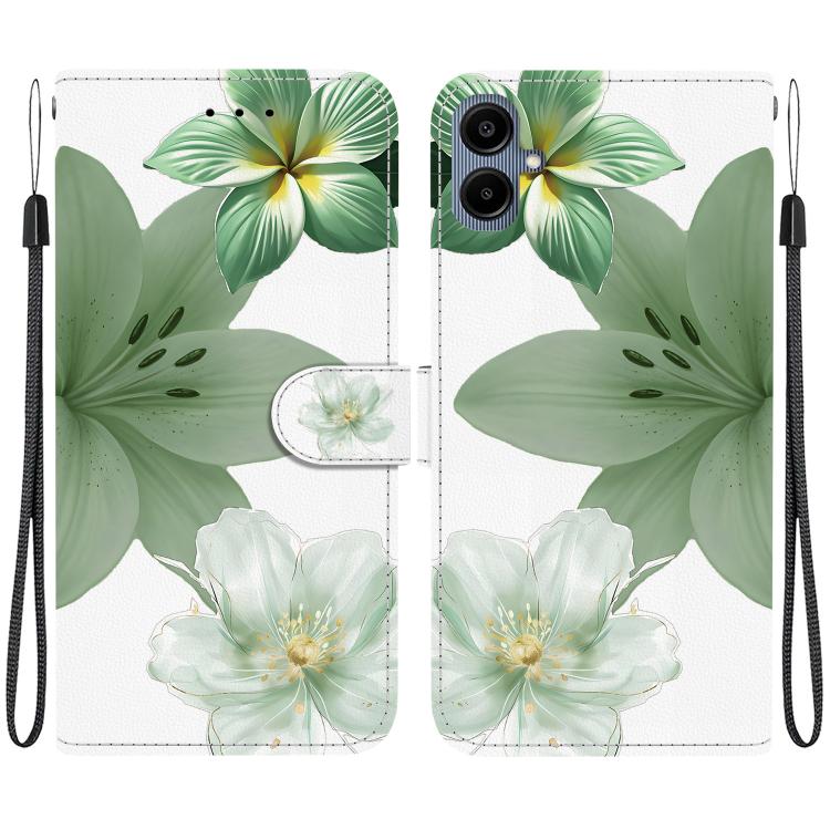 Custodia per telefono in ecopelle con texture cristallina, For Galaxy A07 / A06, For Galaxy A56 5G