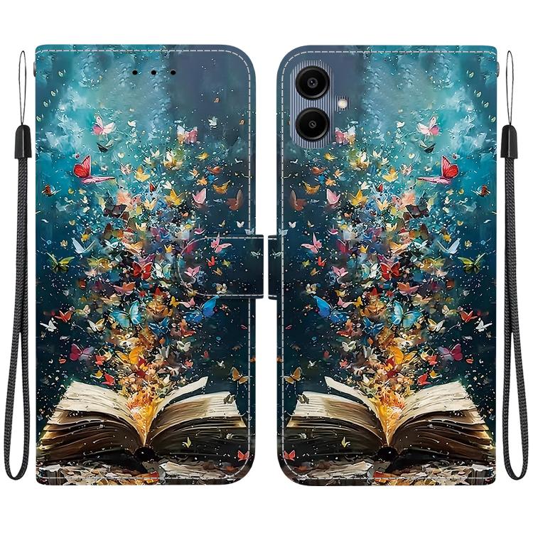 Custodia per telefono in ecopelle con texture cristallina, For Galaxy A07 / A06, For Galaxy A56 5G