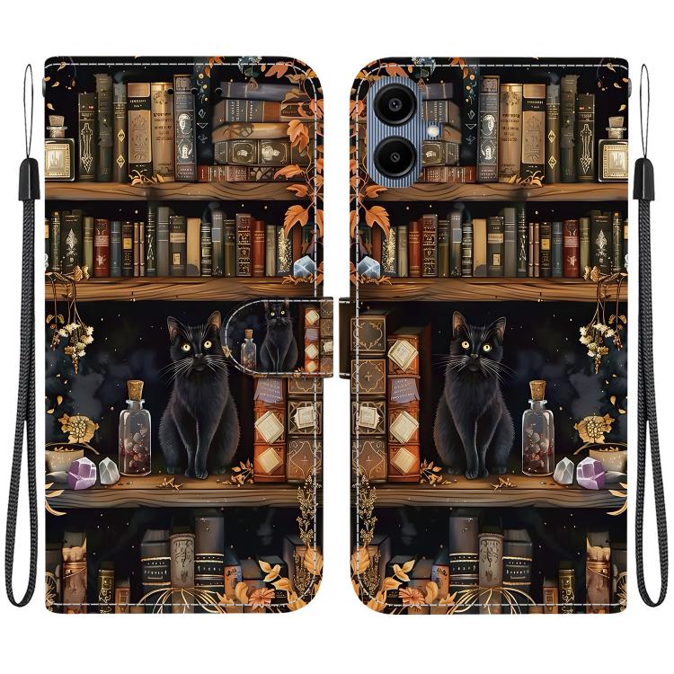Custodia per telefono in ecopelle con texture cristallina, For Galaxy A07 / A06, For Galaxy A56 5G