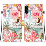 Custodia per telefono in ecopelle con texture cristallina, For Galaxy A57 5G, For Galaxy A36 5G / A37 5G