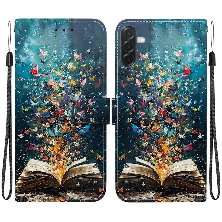 Custodia per telefono in ecopelle con texture cristallina, For Galaxy A57 5G, For Galaxy A36 5G / A37 5G
