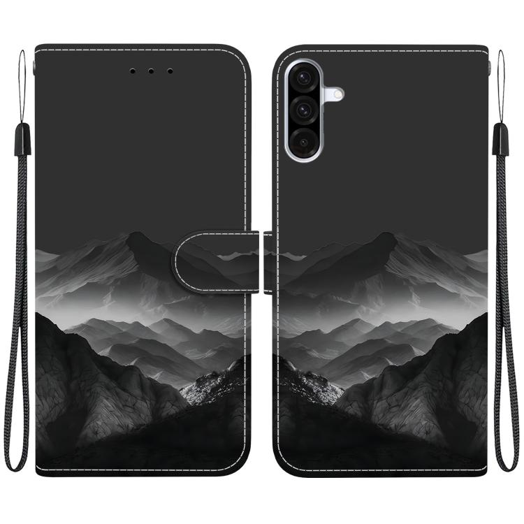 Custodia per telefono in ecopelle con texture cristallina, For Galaxy A27 5G, For Galaxy A26 5G / A17