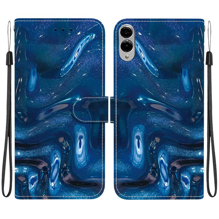 Custodia per telefono in ecopelle con texture cristallina, For Galaxy S25 FE 5G, For Galaxy S25 Edge 5G