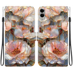 Custodia per telefono in ecopelle con texture cristallina, For Galaxy S25 FE 5G, For Galaxy S25 Edge 5G