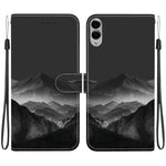 Custodia per telefono in ecopelle con texture cristallina, For Galaxy S25 FE 5G, For Galaxy S25 Edge 5G