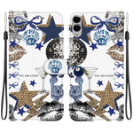 Custodia per telefono in ecopelle con texture cristallina, For Galaxy S25 FE 5G, For Galaxy S25 Edge 5G