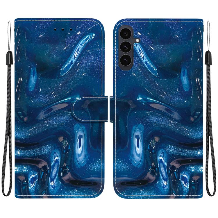 Custodia per telefono in ecopelle con texture cristallina, For Galaxy S25 FE 5G, For Galaxy S25 Edge 5G