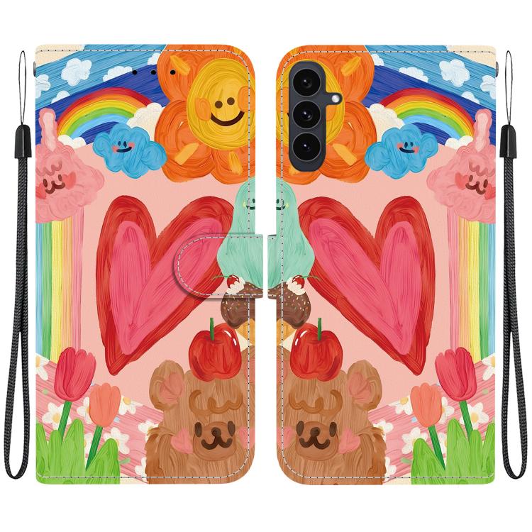 Custodia per telefono in ecopelle con texture cristallina, For Galaxy S25 FE 5G, For Galaxy S25 Edge 5G