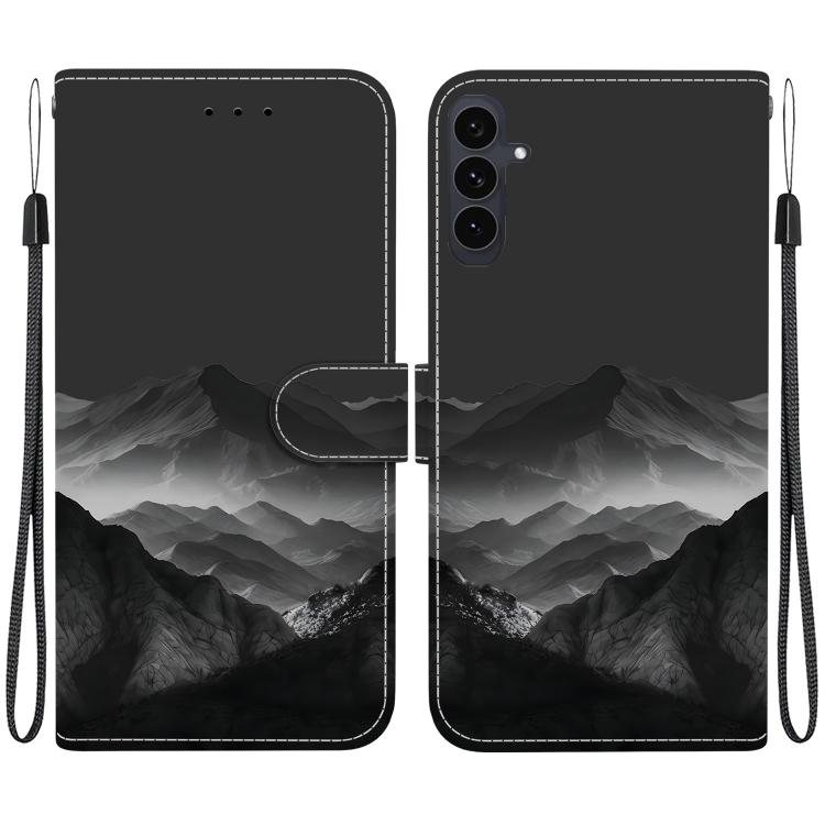 Custodia per telefono in ecopelle con texture cristallina, For Galaxy S25 FE 5G, For Galaxy S25 Edge 5G