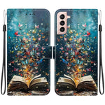 Custodia per telefono in ecopelle con texture cristallina, For Galaxy S22 5G