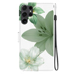 Custodia per telefono in ecopelle con texture cristallina, For Galaxy S22 Ultra 5G, For Galaxy S22+ 5G