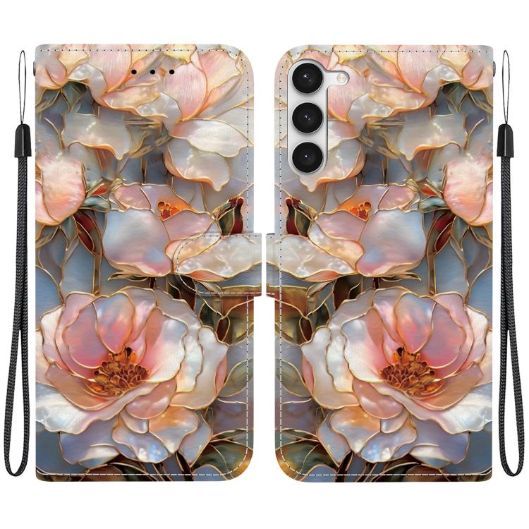 Custodia per telefono in ecopelle con texture cristallina, For Galaxy S23 5G, For Galaxy S20 FE 5G