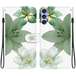 Custodia per telefono in ecopelle con texture cristallina, For Galaxy S24 5G, For Galaxy S23 FE 5G