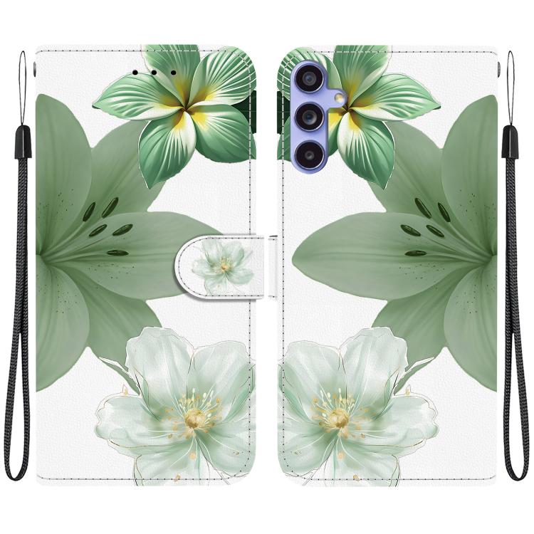 Custodia per telefono in ecopelle con texture cristallina, For Galaxy S24 5G, For Galaxy S23 FE 5G