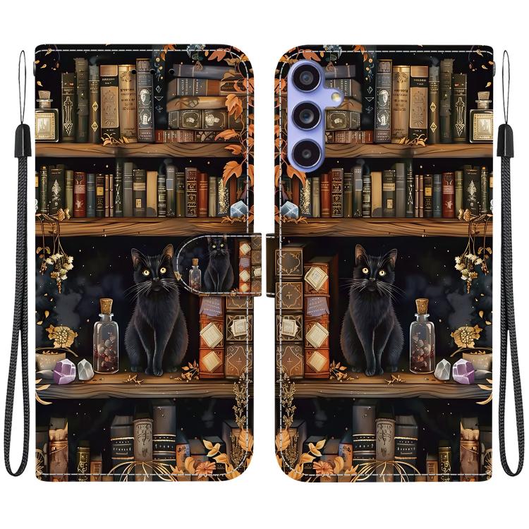 Custodia per telefono in ecopelle con texture cristallina, For Galaxy S24 5G, For Galaxy S23 FE 5G