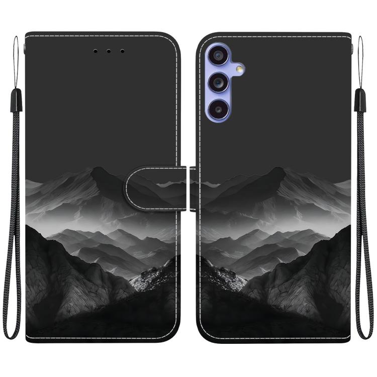 Custodia per telefono in ecopelle con texture cristallina, For Galaxy S24 5G, For Galaxy S23 FE 5G