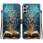 Custodia per telefono in ecopelle con texture cristallina, For Galaxy S23 Ultra 5G, For Galaxy S23+ 5G