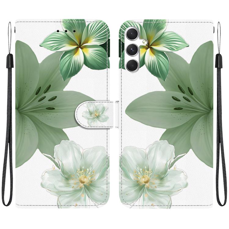 Custodia per telefono in ecopelle con texture cristallina, For Galaxy S24 5G, For Galaxy S23 FE 5G