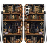Custodia per telefono in ecopelle con texture cristallina, For Galaxy S24 5G, For Galaxy S23 FE 5G