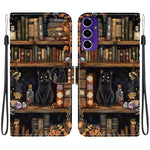 Custodia per telefono in ecopelle con texture cristallina, For Galaxy S25 Ultra 5G, For Galaxy S24 FE 5G