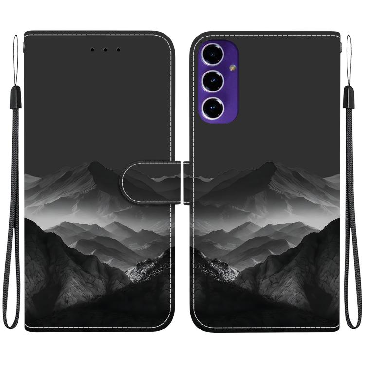 Custodia per telefono in ecopelle con texture cristallina, For Galaxy S25 Ultra 5G, For Galaxy S24 FE 5G