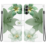 Custodia per telefono in ecopelle con texture cristallina, For Galaxy S24 Ultra 5G, For Galaxy S24+ 5G