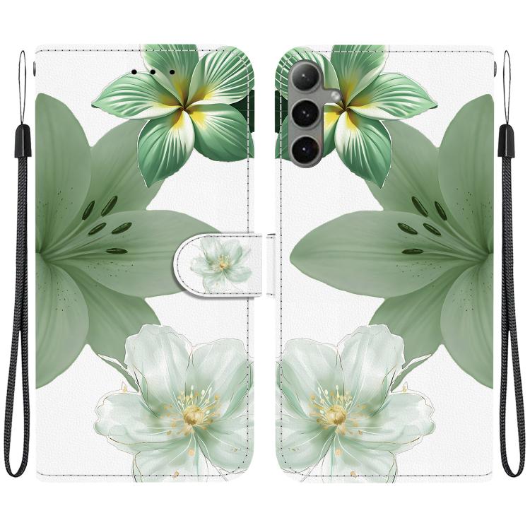 Custodia per telefono in ecopelle con texture cristallina, For Galaxy S24 Ultra 5G, For Galaxy S24+ 5G