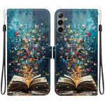 Custodia per telefono in ecopelle con texture cristallina, For Galaxy S24 Ultra 5G, For Galaxy S24+ 5G