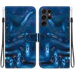 Custodia per telefono in ecopelle con texture cristallina, For Galaxy S24 Ultra 5G, For Galaxy S24+ 5G