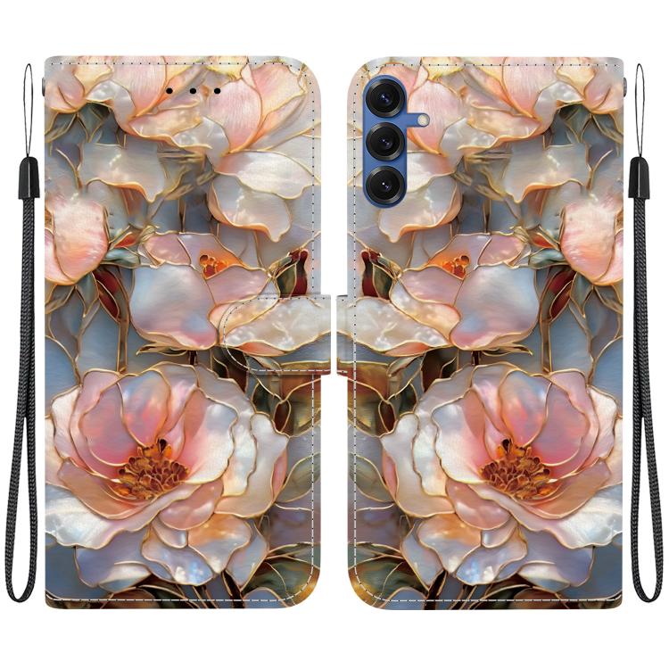 Custodia per telefono in ecopelle con texture cristallina, For Galaxy S25 5G, For Galaxy S25+ 5G